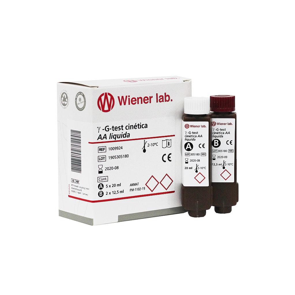 g-G-Test cinética AA líquida