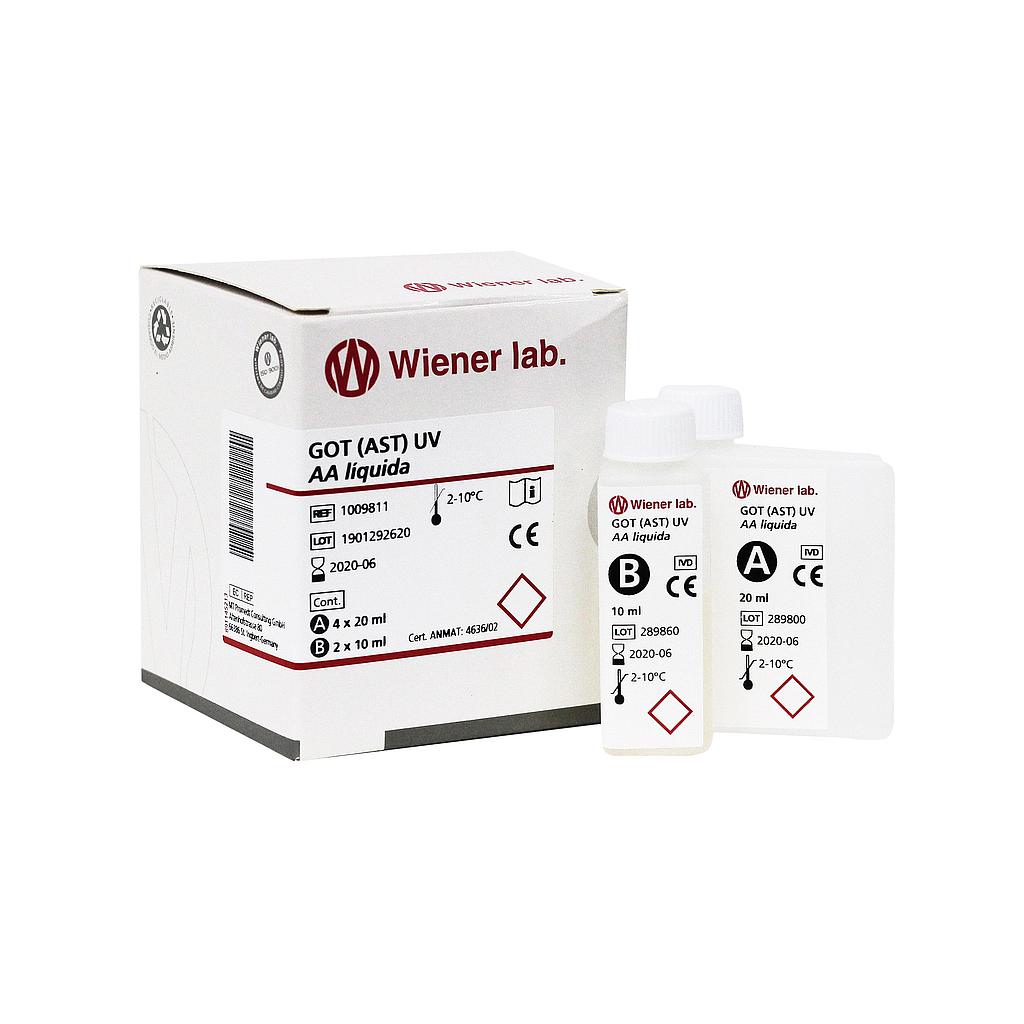 GOT (AST) UV AA líquida