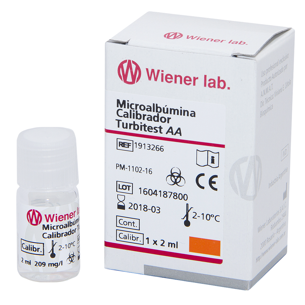 Microalbúmina Calibrador Turbitest AA