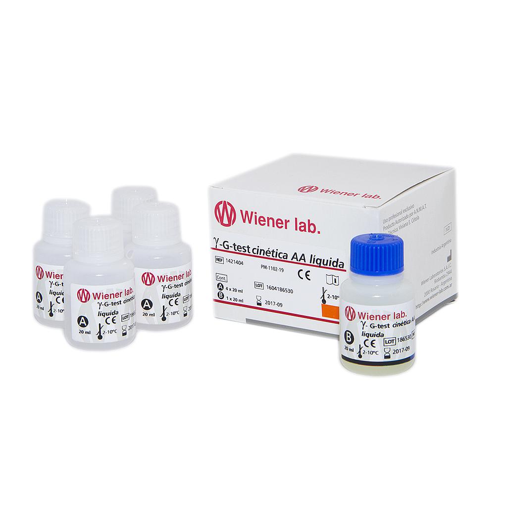 g-G-Test cinética AA líquida