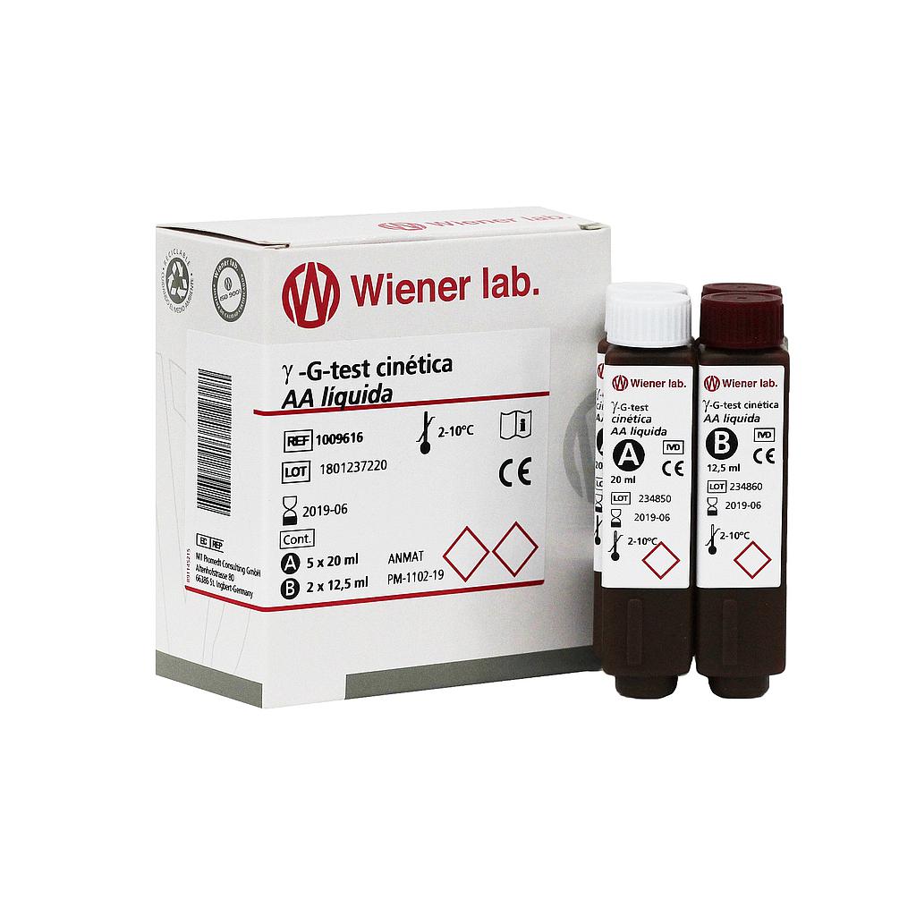 g-G-Test cinética AA líquida
