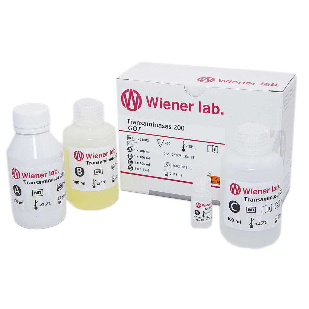 Transaminasas 200 GOT