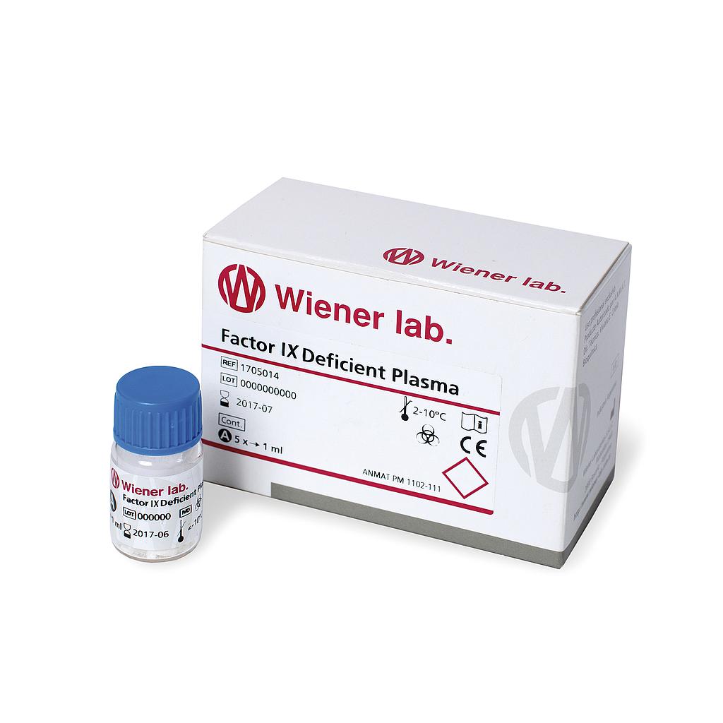 Factor IX Deficient Plasma